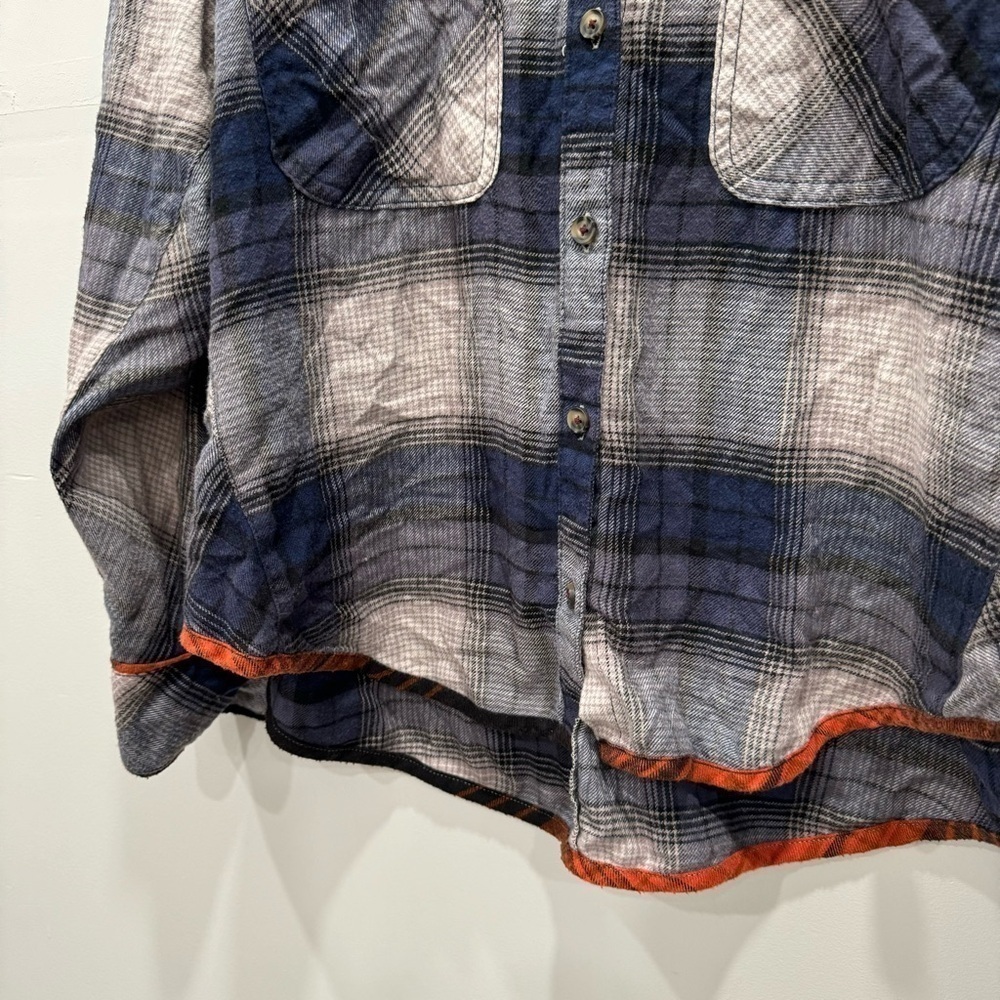 BDG Urban Outfitters Karl Slouchy Flannel Button Down Shirt Medium - Picture 5 of 10